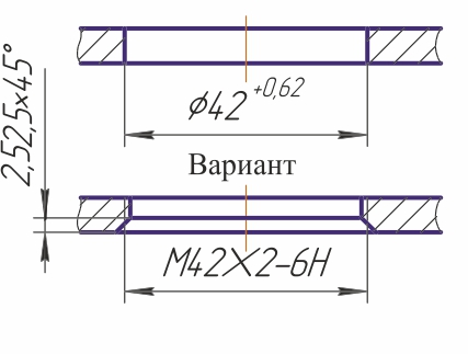 Габариты - ВК25-Х4-1Ex e IIC Gb-М42×2 - установочные размеры.jpg